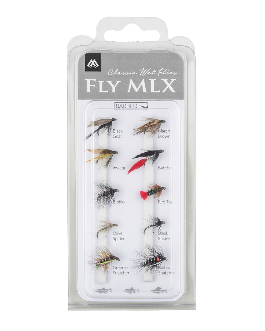 Mikado Sada Umělých Mokrých Mušek Wet Flies Barbed 12ks