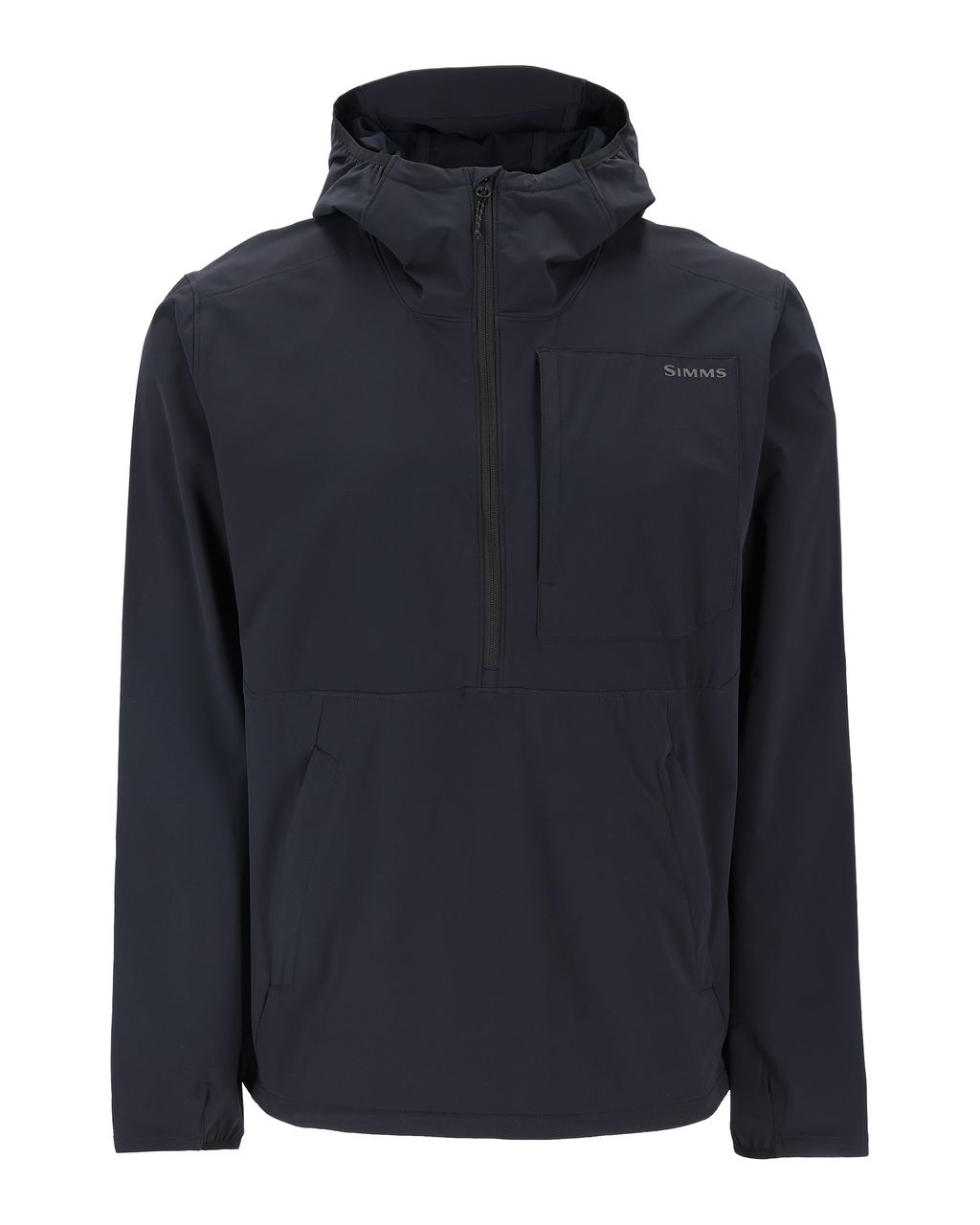 Simms Mikina Rogue Flex Half-Zip Pullover Black Velikost: L
