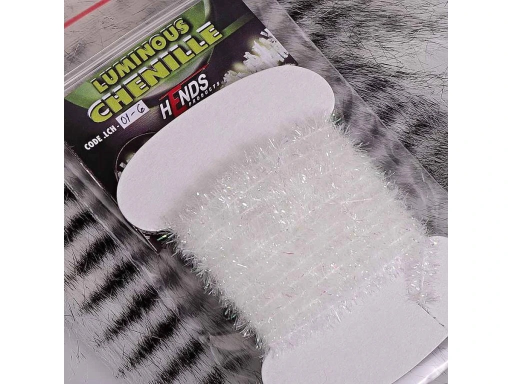 Hends Šenylka Luminous Chenille Bílá Průměr: 4mm