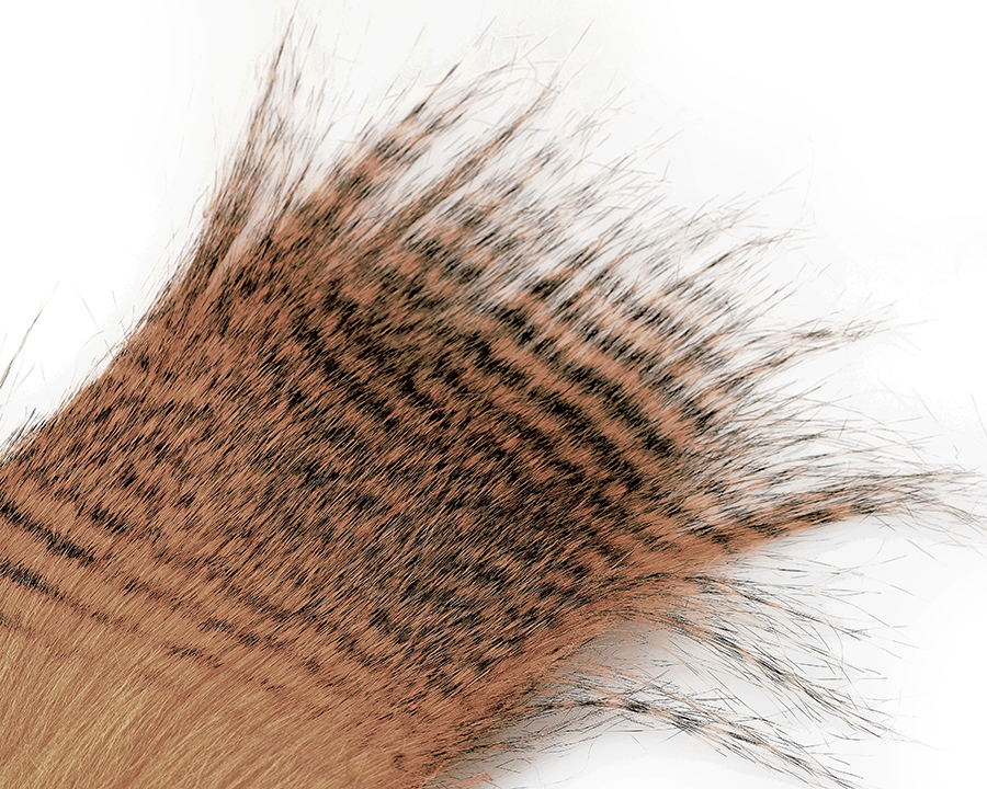 Sybai Umělá Kožešina Craft Fur Grizzly Medium Brown