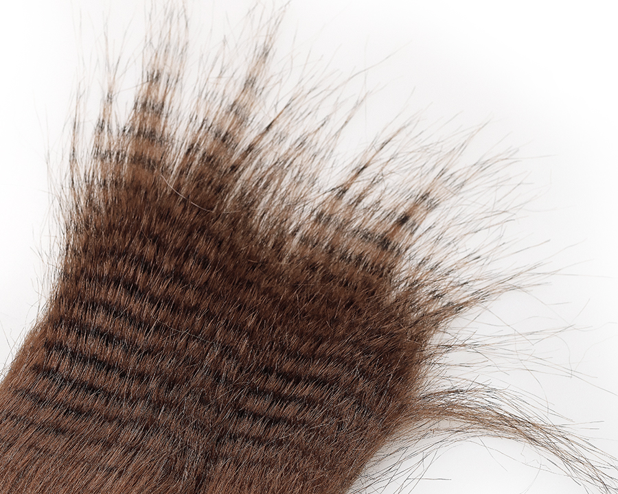 Sybai Umělá Kožešina Craft Fur Grizzly Dark Brown