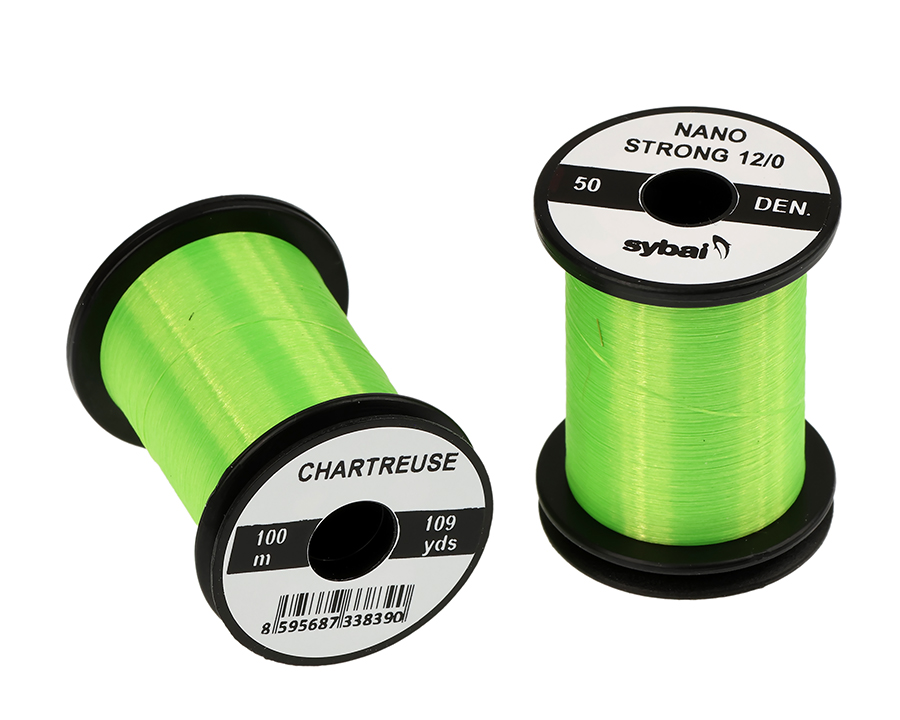 Sybai Nit Nano Strong Thread 50 Den 12/0 Chartreuse