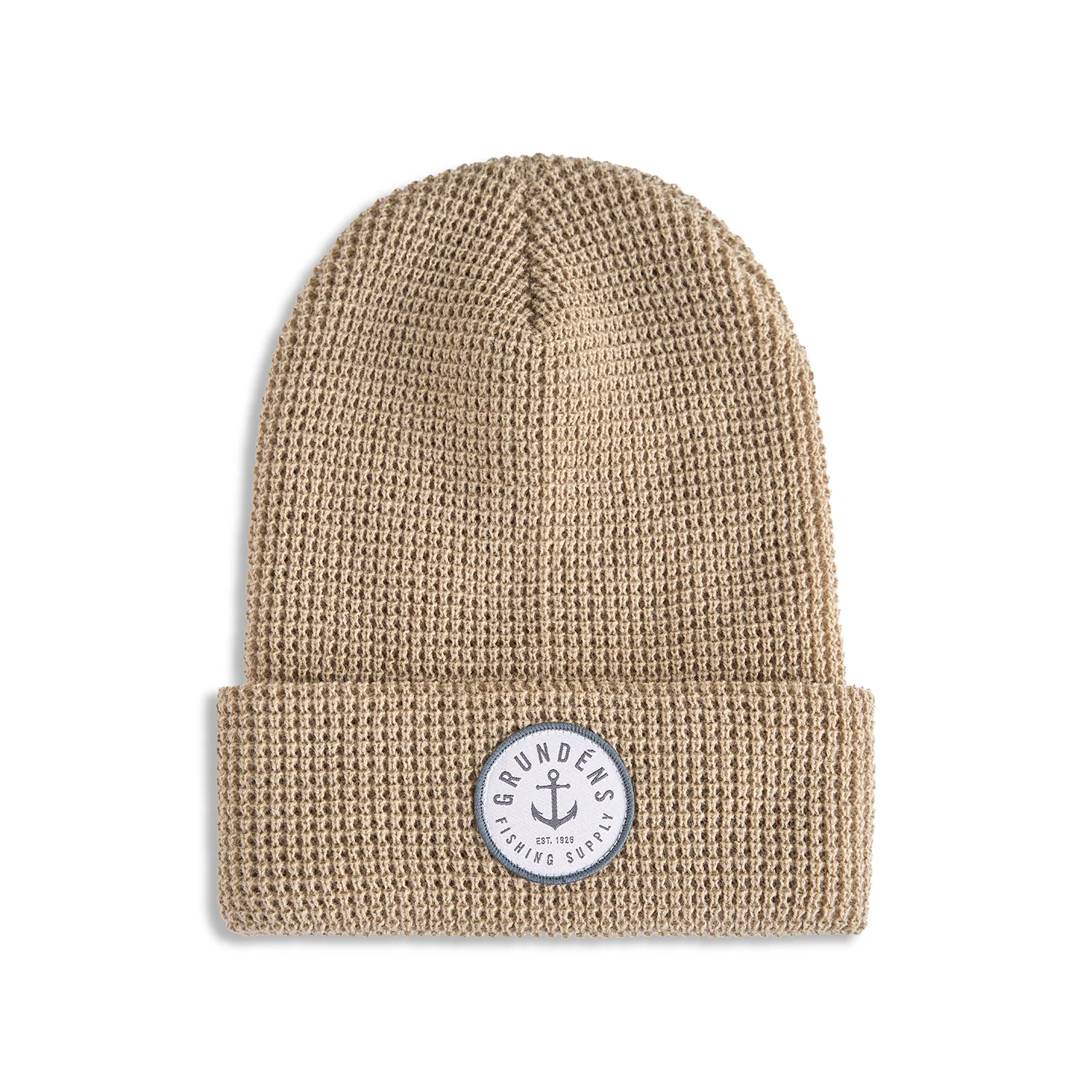 Grundéns Čepice Anchor Waffle Beanie Whiskey
