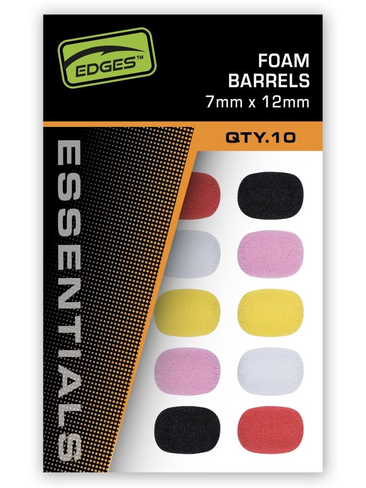 Fox Pěnové Válečky Edges Essentrials Foam Barrels Mixed Colour Velikost: 7x12mm
