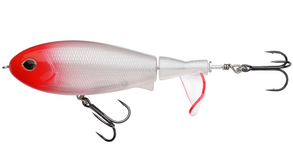 Berkley Wobler Screaming Choppo Floating  Red Head Délka: 11cm, Hmotnost: 29g, Maximální ponor: 0m