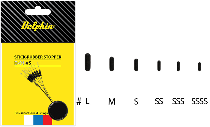 Delphin Zarážka Stick - Rubber stopper Varianta: S