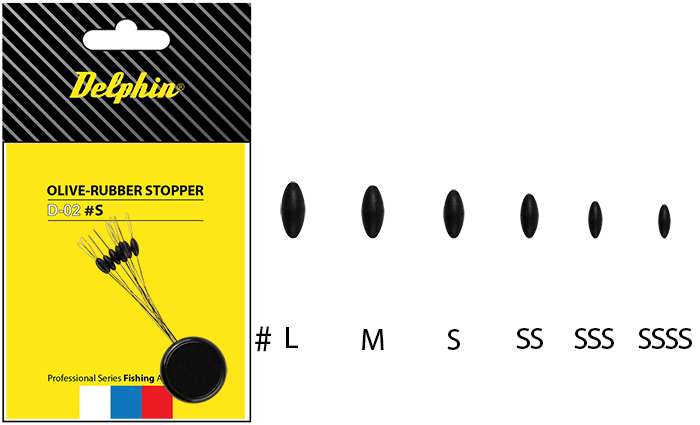 Delphin Stopper Rubber Olive Velikost: SSSS