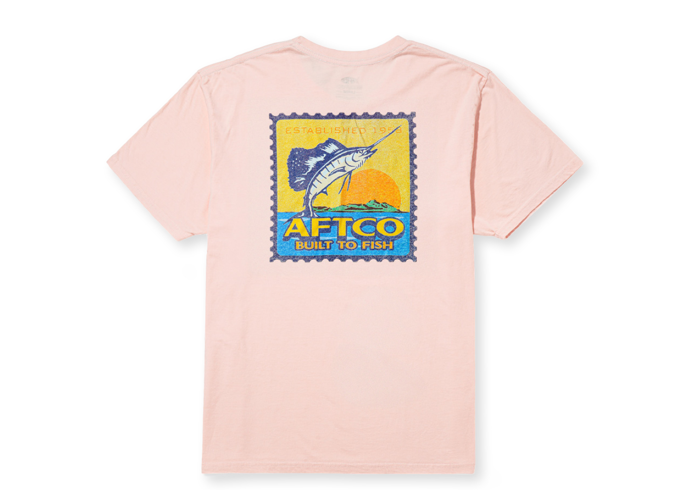Aftco Tričko Greetings Dusty Rose Heather Velikost: XL