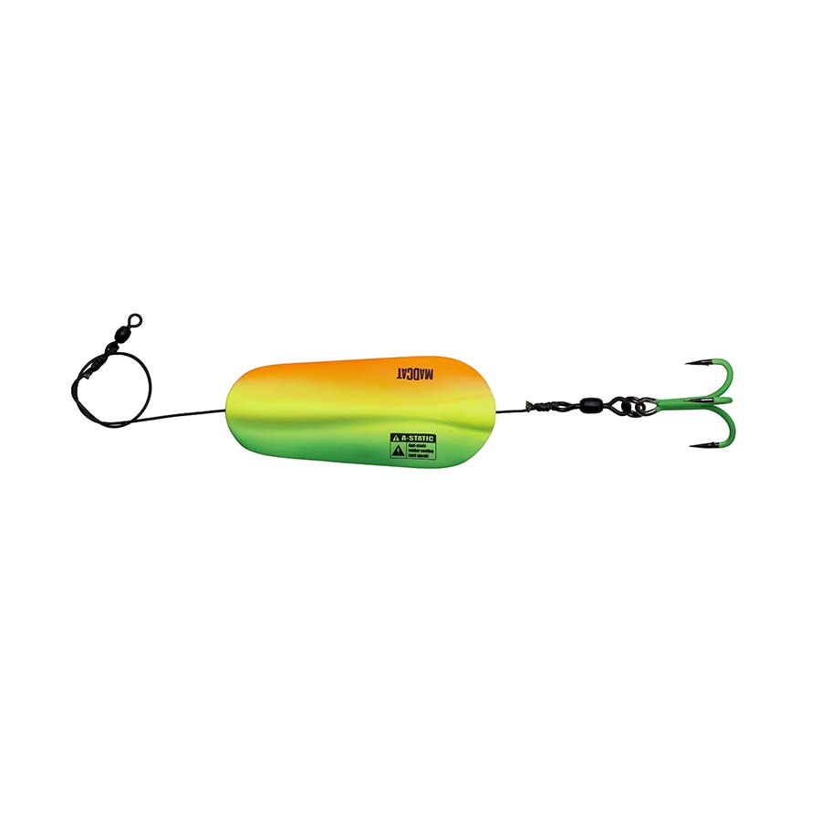 MadCat Třpytka A-Static Inline Spoons Fluo Yellow UV 125g Barva: Firetiger, Hmotnost: 125g
