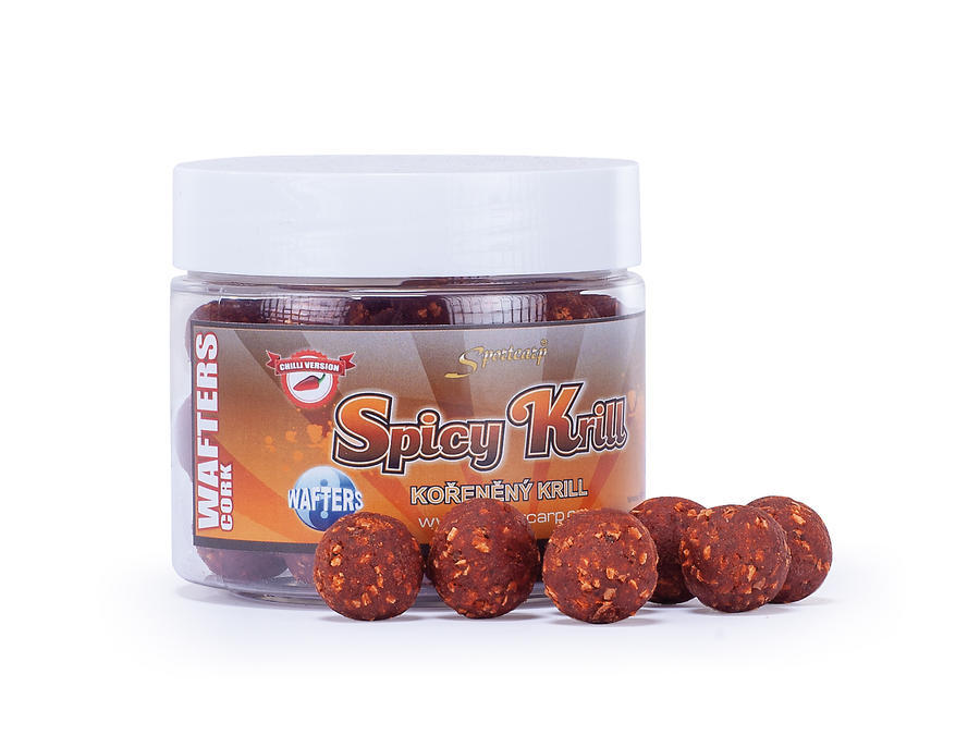 Sportcarp Neutrálně Vyvážené Nástrahy Wafters Cork 300ml Průměr: 20mm, Příchuť: Pepper Squid - Obrázek 3