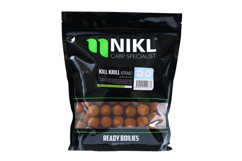 Nikl Ready Boilie Kill Krill Atakt Hmotnost: 1kg, Průměr: 20mm