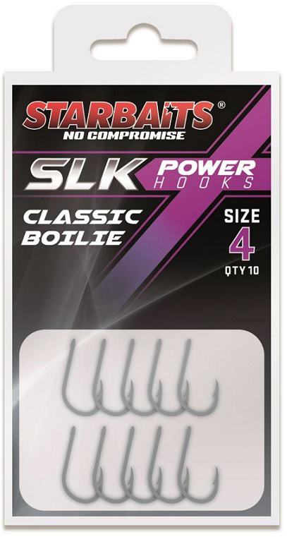 Starbaits Háčky Power Hook PTFE Teflon Classic Boilie 10ks Počet kusů: 10ks, Velikost háčku: #4 - Obrázek 2