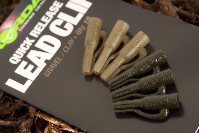 Korda Závěsky Quick Release Lead Clips 10ks Varianta: Clay/Gravel - Obrázek 2