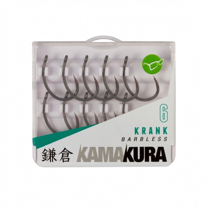 Korda Háčky Kamakura Krank Barbless 10ks Velikost háčku: #8 (obrázek 8)