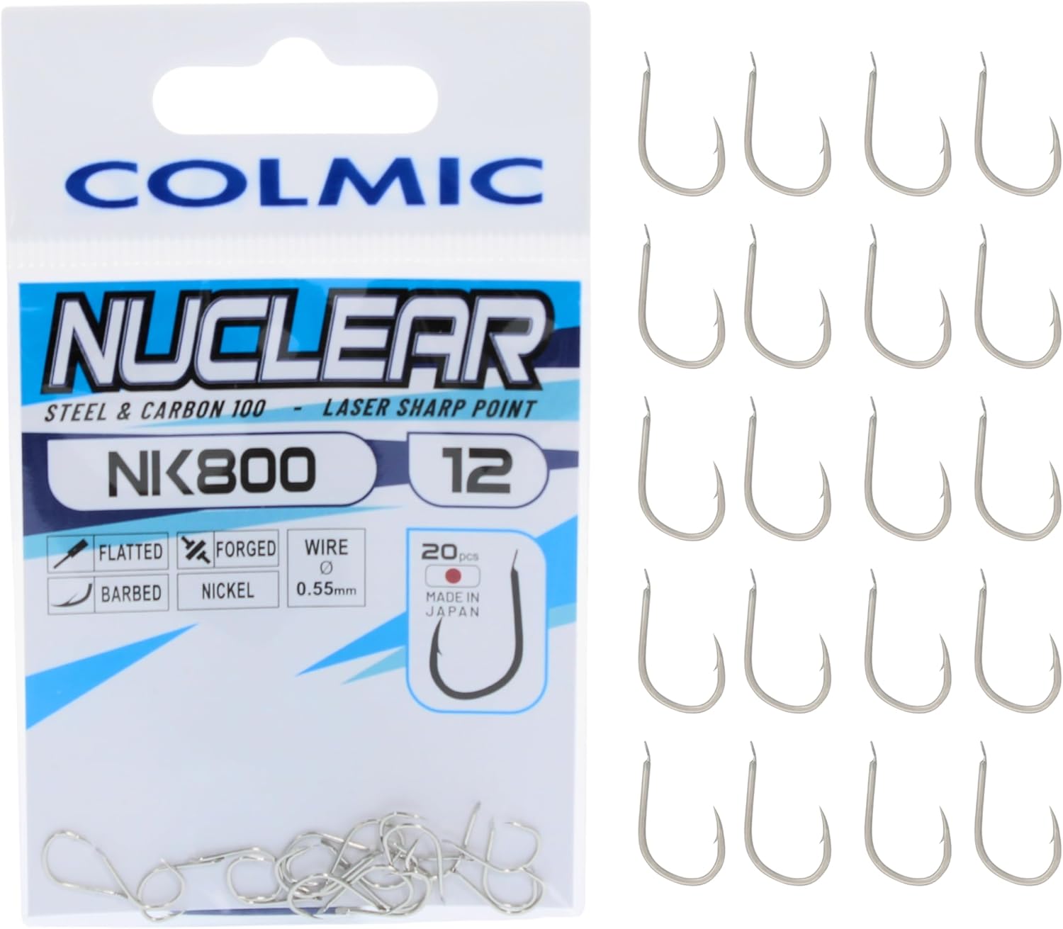 Colmic Háčky Nuclear NK800 20ks Velikost háčku: #12