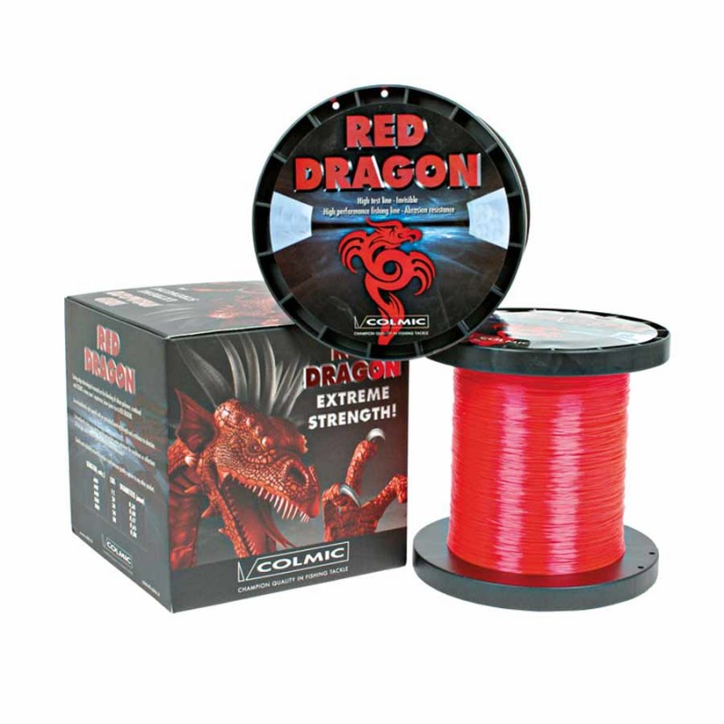 Colmic Vlasec Dragon Red 800m Varianta: Red, Nosnost: 36,29kg, Průměr: 0,88mm