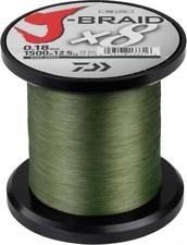 Daiwa Pletená Šňůra J-Braid Barva Dark Green Nosnost: 36kg, Průměr: 0,35mm