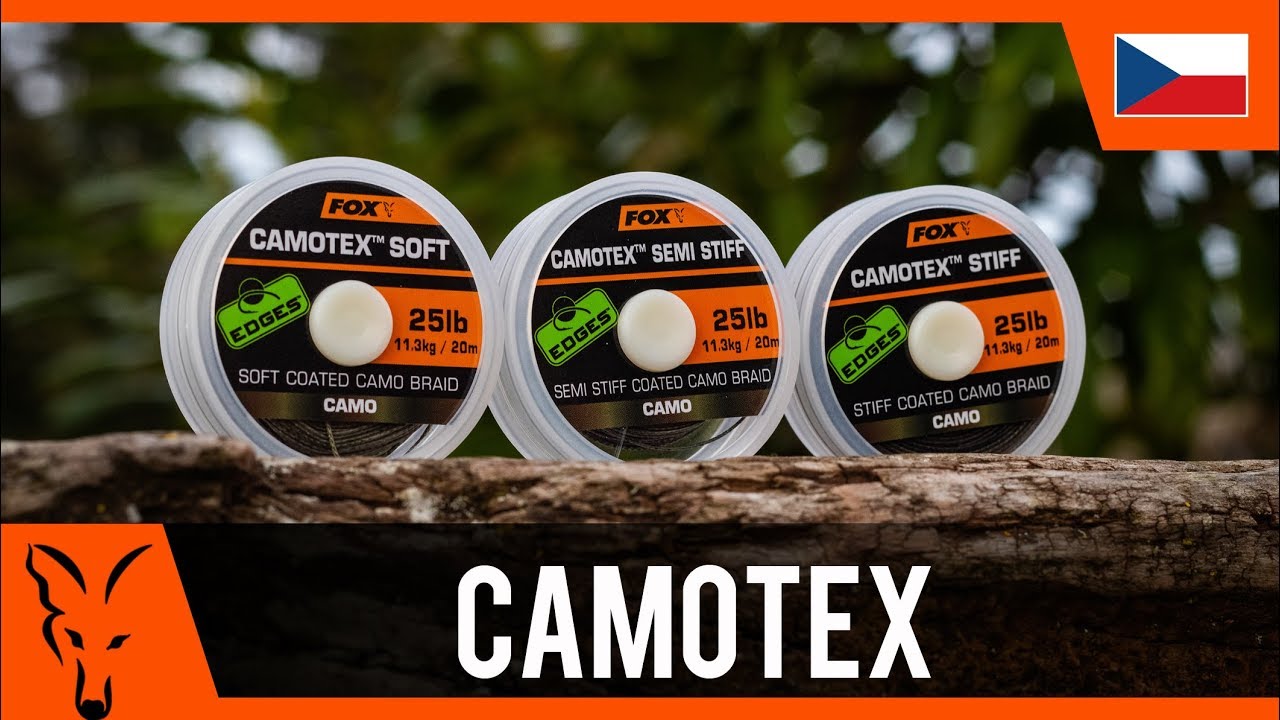 Fox Ztužená šňůrka Camotex Soft Camo 20m Varianta: 20lb