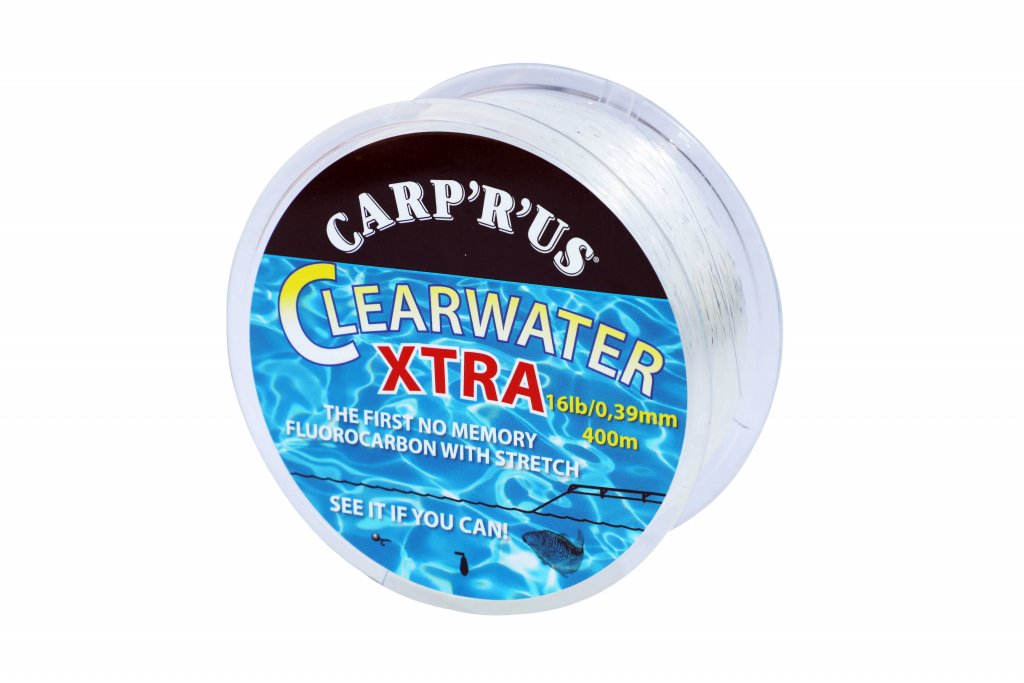 Carp ´R´ Us Carp´R ´Us Fluorocarbon Clearwater Xtra Mainline 400m Nosnost: 12lb, Průměr: 0,33mm
