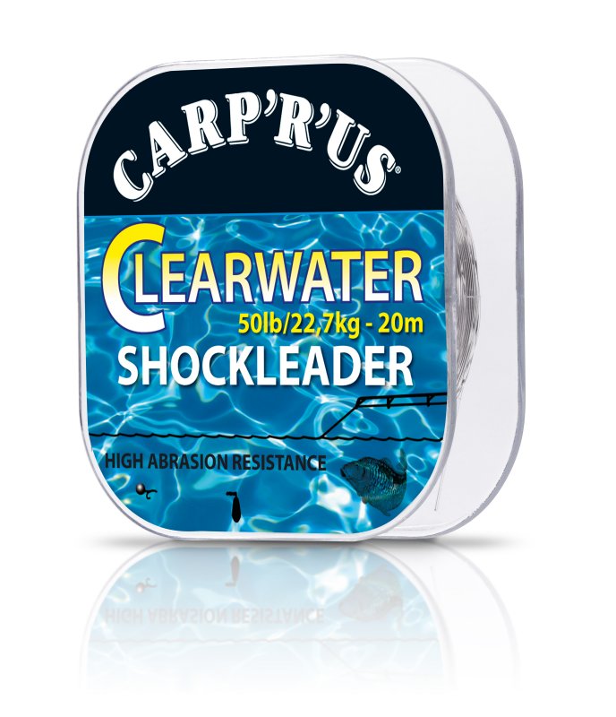 Carp ´R´ Us Carp´R ´Us Fluorocarbon Clearwater Shockleader 50lb 20m