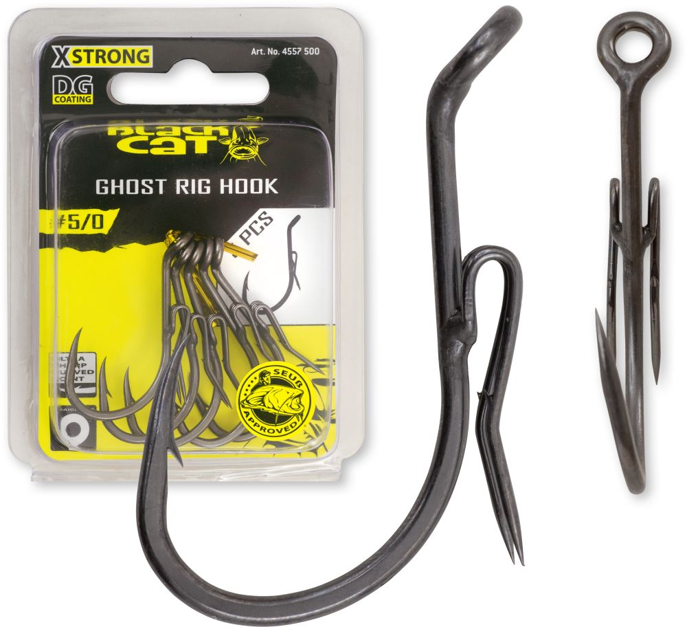 Black Cat Háček Ghost Rig DG Coating 5ks Velikost háčku: #7/0