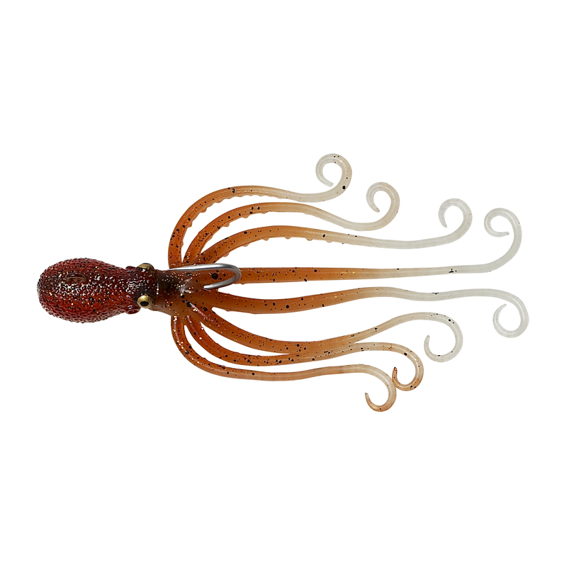 Savage Gear Chobotnice 3D Octopus 120g/16cm Varianta: Brown Glow