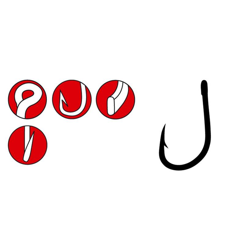 GAMAKATSU Háček HOOK LS-5373F - 6ks Velikost háčku: #3/0