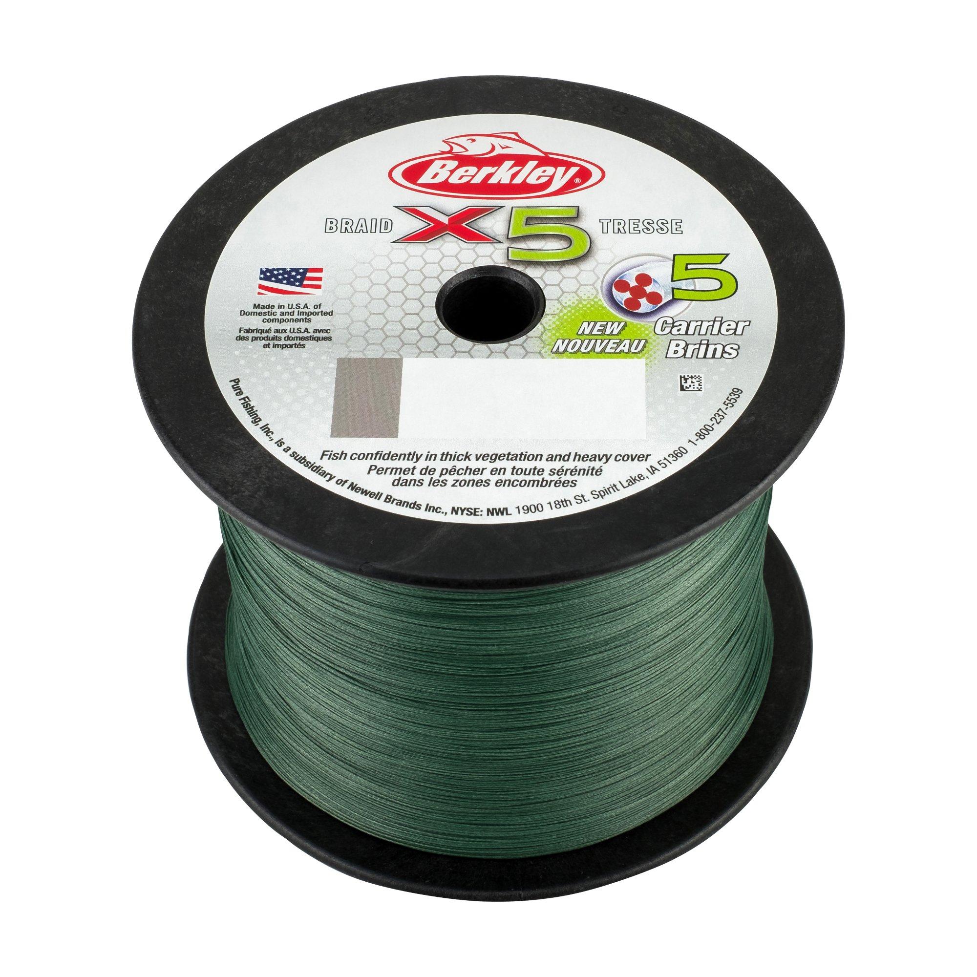 Berkley Pletená Šňůra X5 Braid Nosnost: 36kg, Průměr: 0,35mm