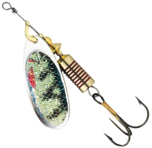 Dam Třpytka Effzett Nature 3D Spinner Perch Hmotnost: 4g, Velikost: #2