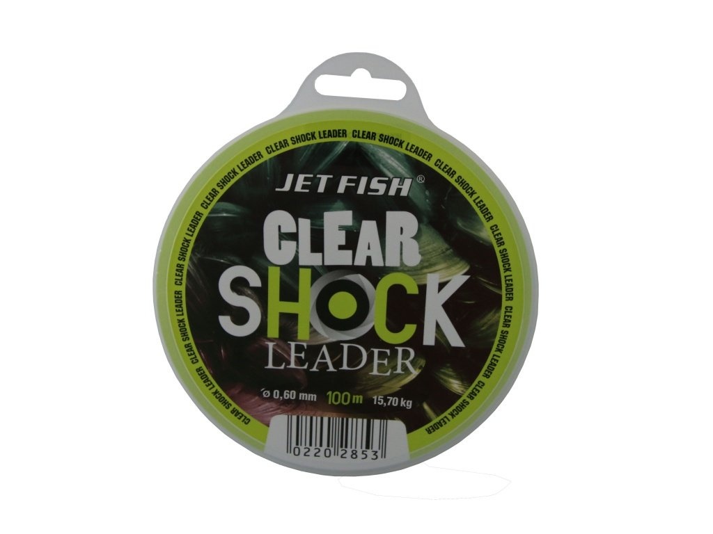 Jet Fish Šokový Vlasec Clear Shock Leader 100m Průměr: 0,60mm