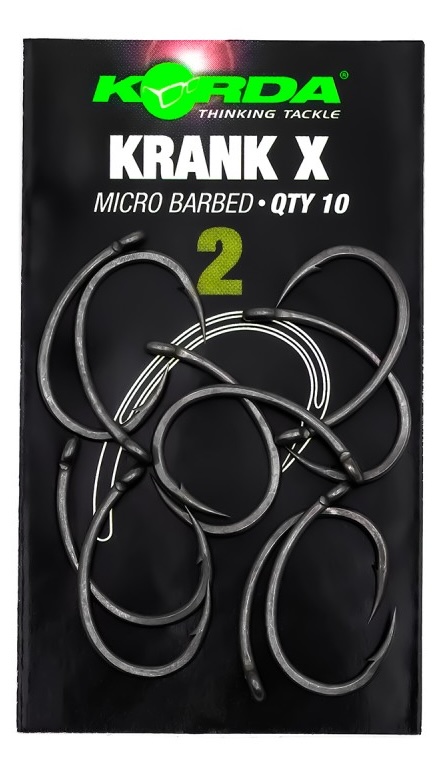 Korda Háčky Krank X 10ks Velikost háčku: #2