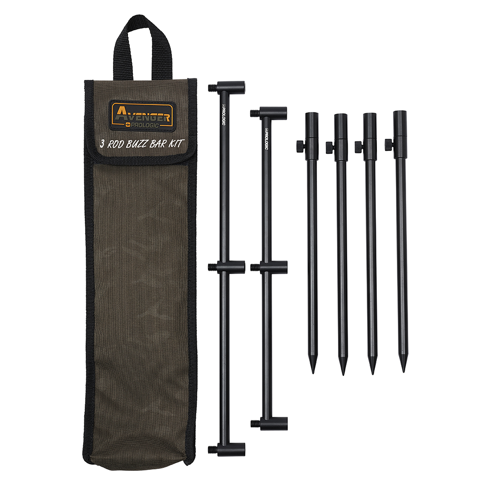 Prologic Set Vidliček a Hrazd Avenger Buzz Bar Kit & Carrycase 3 Rod