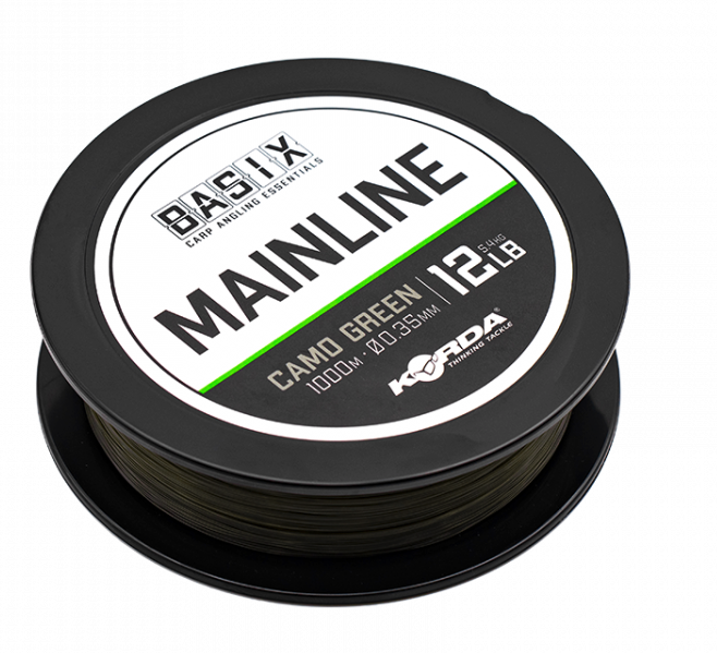 Korda Vlasec Basix Main Line 1000m Nosnost: 12lb, Průměr: 0,35mm