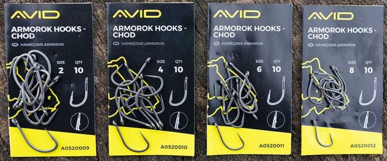 Avid Carp Háčky Armorok Hooks Curve Barbed Velikost háčku: #8 - Obrázek 4