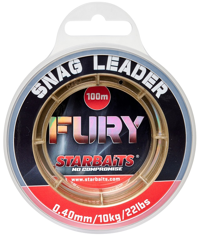 Starbaits Šokový Vlasec Fury Snag Leader Délka: 100 m, Nosnost: 10kg, Průměr: 0,40mm