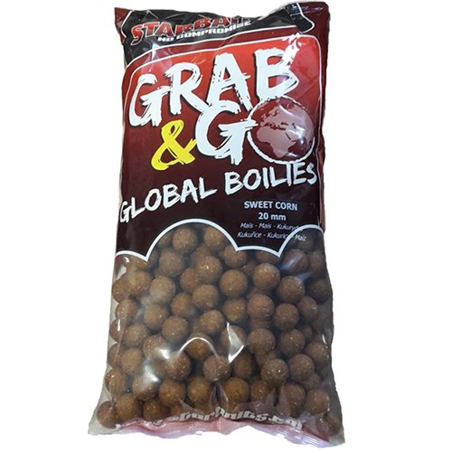 Starbaits Boilie Grab & Go Global Boilies Strawberry Jam Hmotnost: 2,5kg, Průměr: 24mm - Obrázek 3