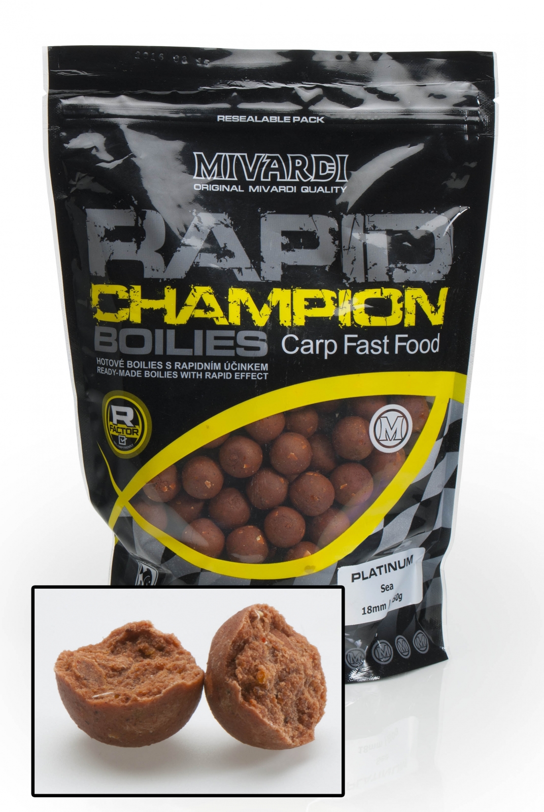 Mivardi Boilies Rapid Champion Platinum 950g - Sea Hmotnost: 250g, Průměr: 20mm
