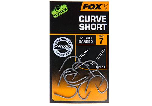 Fox Háčky EDGES Curve Shank Short 10ks Velikost háčku: #8