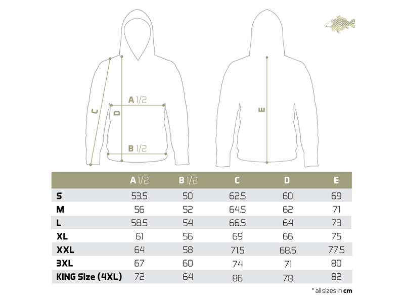 Delphin Mikina Tackle Kapr Velikost: XXL (obrázek 5)
