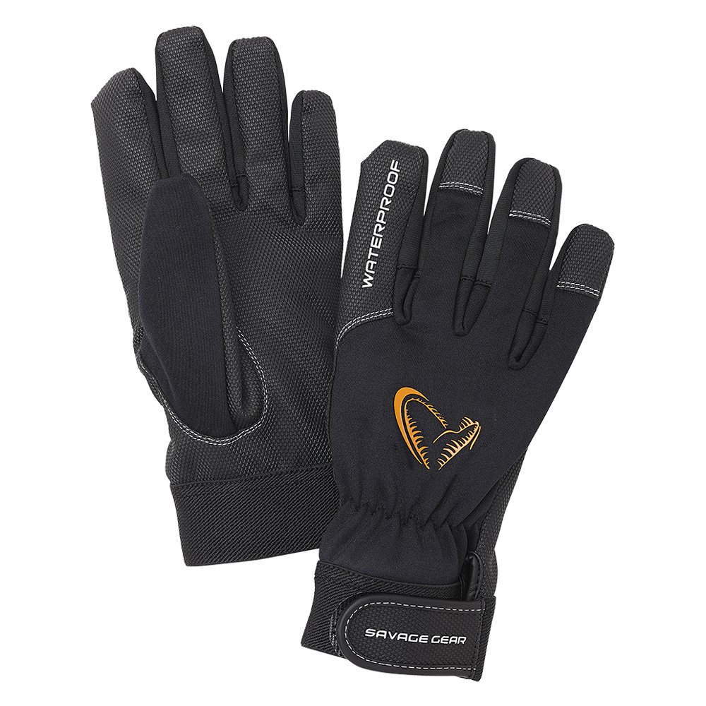 Savage Gear Rukavice All Weather Glove Black Barva: Black, Velikost: M