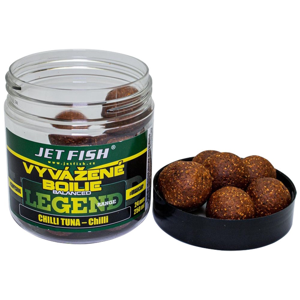 Jet Fish Vyvážené Boilie Legend Range Chilli Tuna 250ml Průměr: 24mm