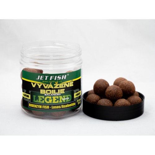 Jet Fish Vyvážené Boilie Legend Range Bioenzym Fish - Losos / Asa Hmotnost: 250g, Průměr: 20mm