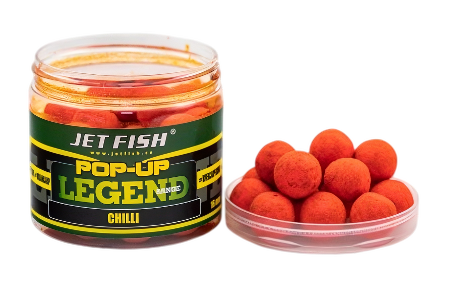 Jet Fish Plovoucí Boilie Legend Range Chilli Hmotnost: 80g, Průměr: 20mm