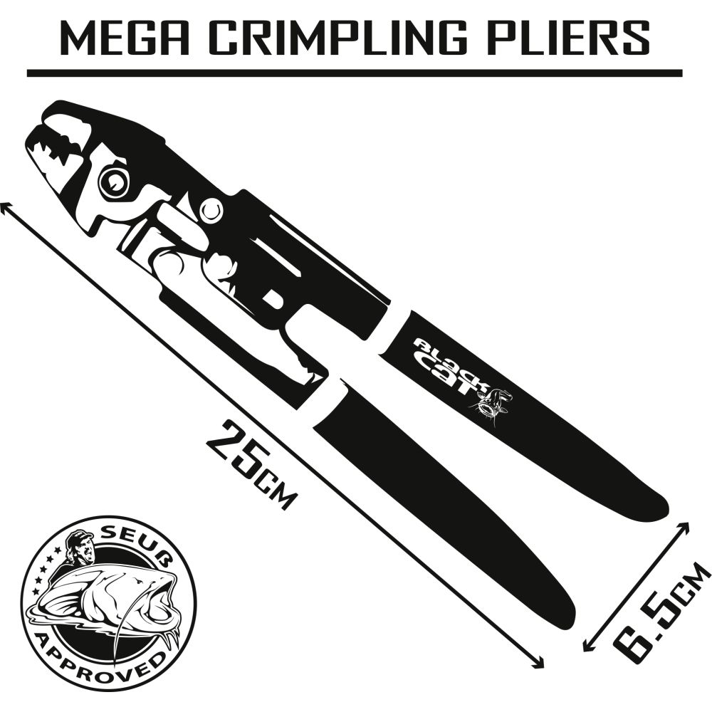 Black Cat Krimpovací Kleště Mega Crimping Plier 26cm - Obrázek 4