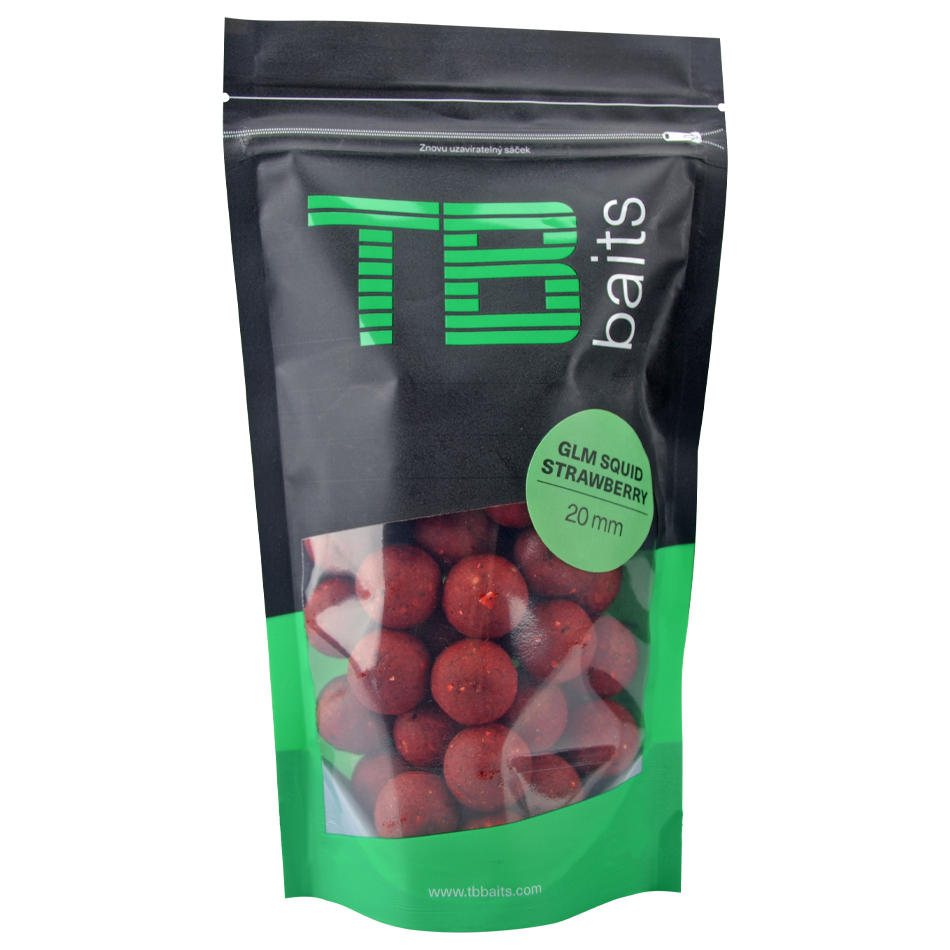 TB Baits Boilie GLM Squid Strawberry Hmotnost: 250g, Průměr: 20mm
