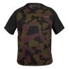 avid carp tricko distortion camo lite t shirt