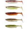 Savage Gear Gumová Nástraha Fat Minnow T Tail Clearwater Mix 5 ks