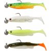 Savage Gear Gumová Nástraha Fat Minnow T Tail RTF Darkwater Mix 4 ks