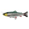 Savage Gear Gumová Nástraha 4D Linethru Pulsetail Trout Slow Sink Green Silver