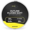 Avid Carp Návazcový Fluorocarbon Outline Fluoro-Soft 20m (Nosnost 9,09kg, Průměr 0,39mm, Varianta 20lb)
